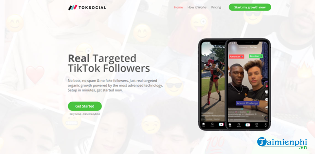 công cụ tăng follow tik tok của toksocial