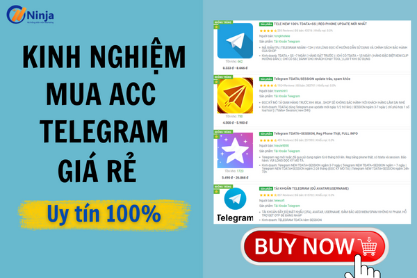 Chia sẻ kinh nghiệm mua acc telegram giá rẻ, uy tín